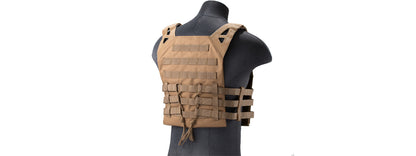 Lancer Tactical Lightweight Molle Tactical Vest with Retention Cords