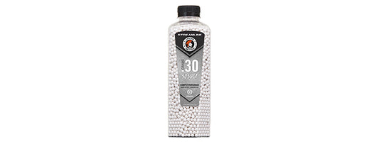 Lancer Tactical 5050 Round 0.30g Streamline Competition Grade BB Bottle (Color: White)