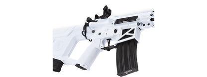 Lancer Tactical Enforcer Blackbird Skeleton AEG w/ Alpha Stock (Color: White)