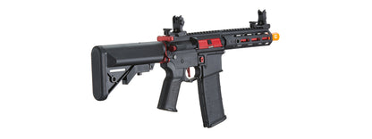 Lancer Tactical Gen 2 Hellion M-LOK 7" Airsoft M4 AEG (Color: Black & Red)(Battery and Charger Included)