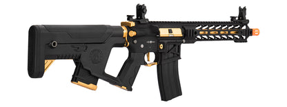 Lancer Tactical Enforcer BATTLE HAWK 10" Skeleton AEG w/ Alpha Stock, Gold