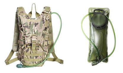 3L Tactical Hydration Pack with Pouch