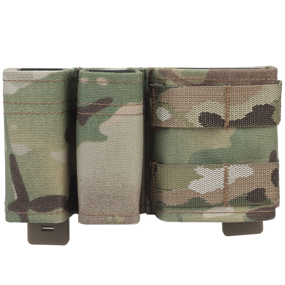 Tactifans 5.56 9mm 1+2 Side BY Side Shorty Magazine Pouch